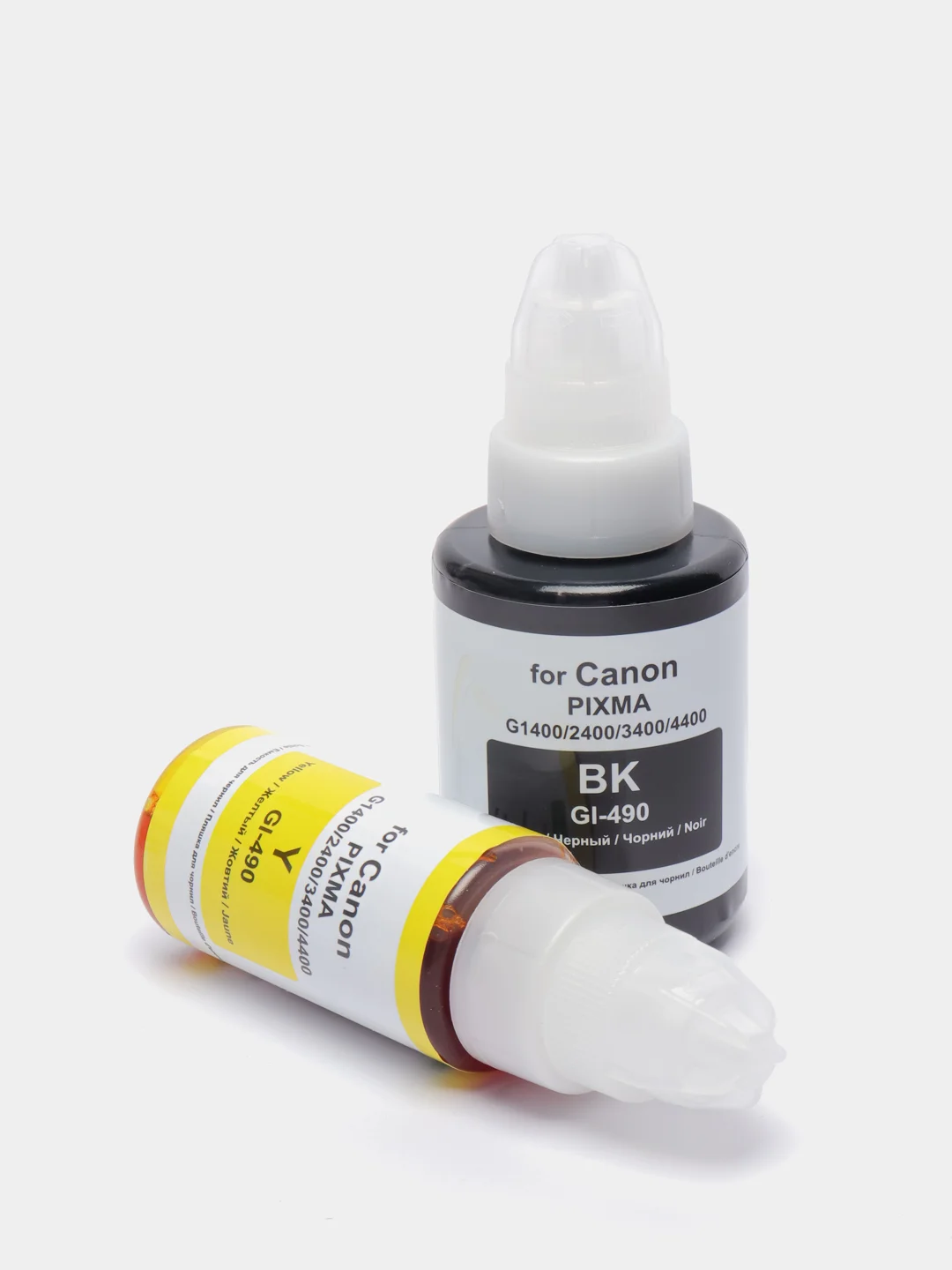 Комплект чернил Revcol GI-490 для Canon G1400/G2400/G3400/G4400/G1410, 4 цвета