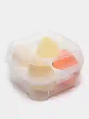 Желтый спонж для макияжа, 4 штуки