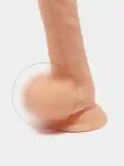 Бежевый фаллоимитатор реалистичный