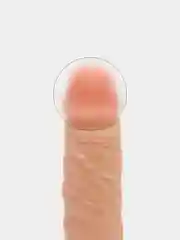 Бежевый фаллоимитатор реалистичный