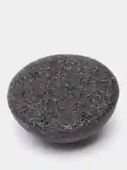 Черный конжаковый спонж для умывания лица