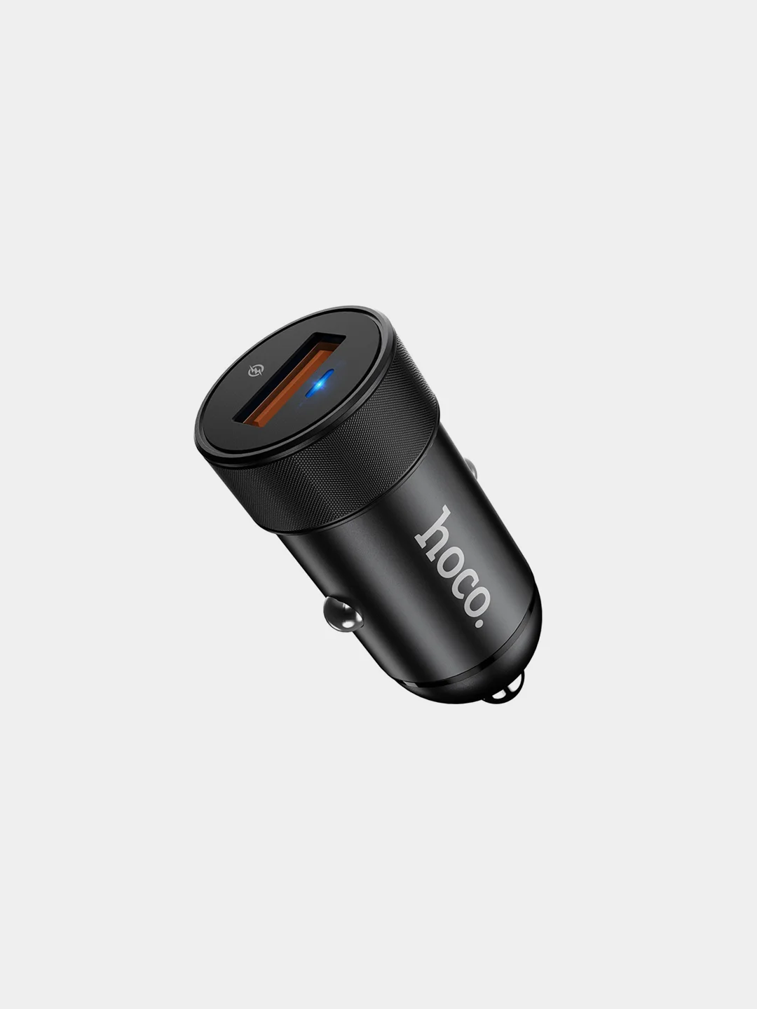 Черный автомобильное зарядное устройство Hoco Z32A ,1 USB, 2.4A