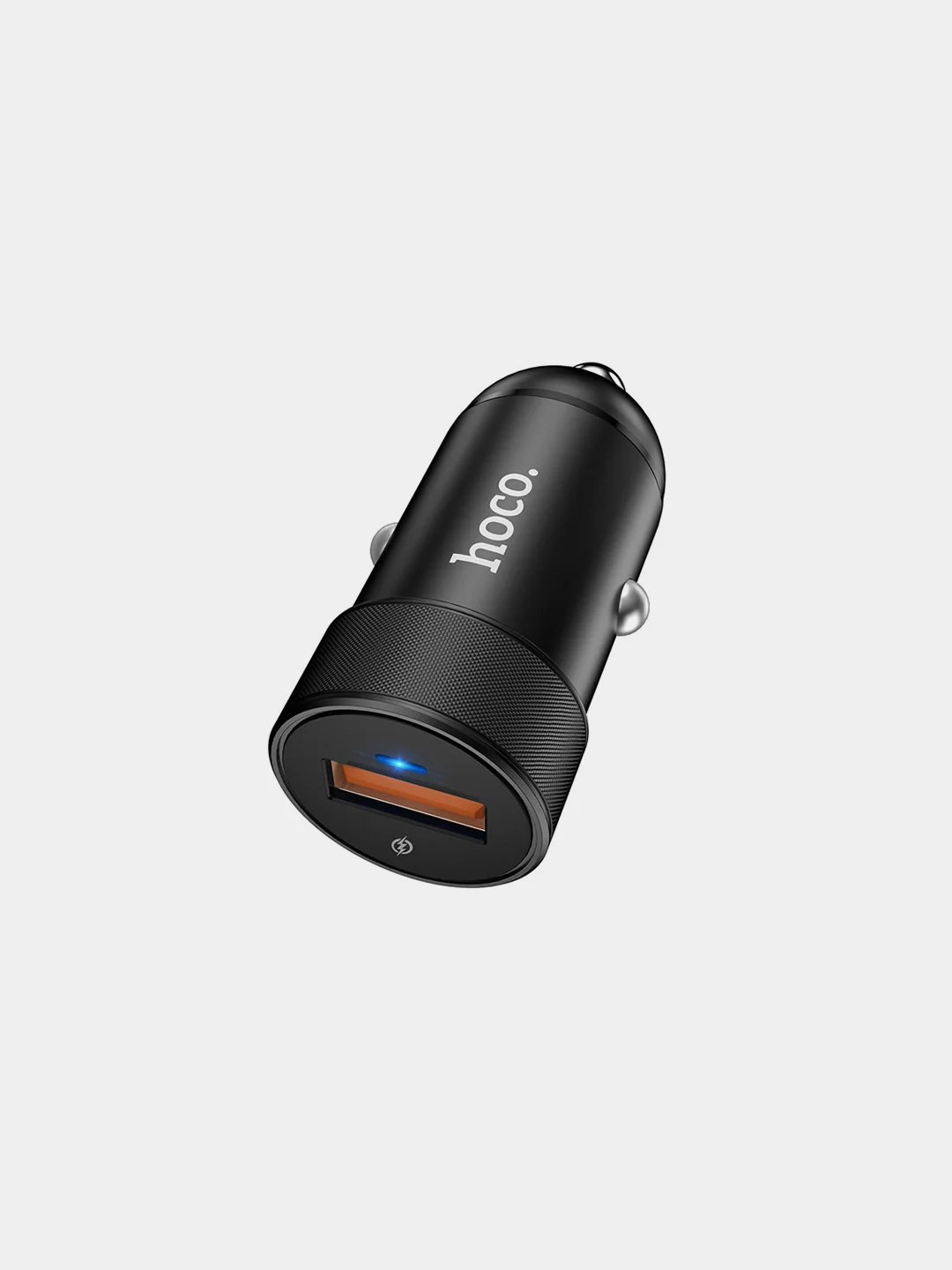 Черный автомобильное зарядное устройство Hoco Z32A ,1 USB, 2.4A