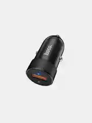 Черный автомобильное зарядное устройство Hoco Z32A ,1 USB, 2.4A