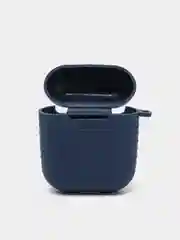 Темно-синий чехол для наушников AirPods 1, 2, TWS i9s, i10, i12, i13, i14, i15, i100
