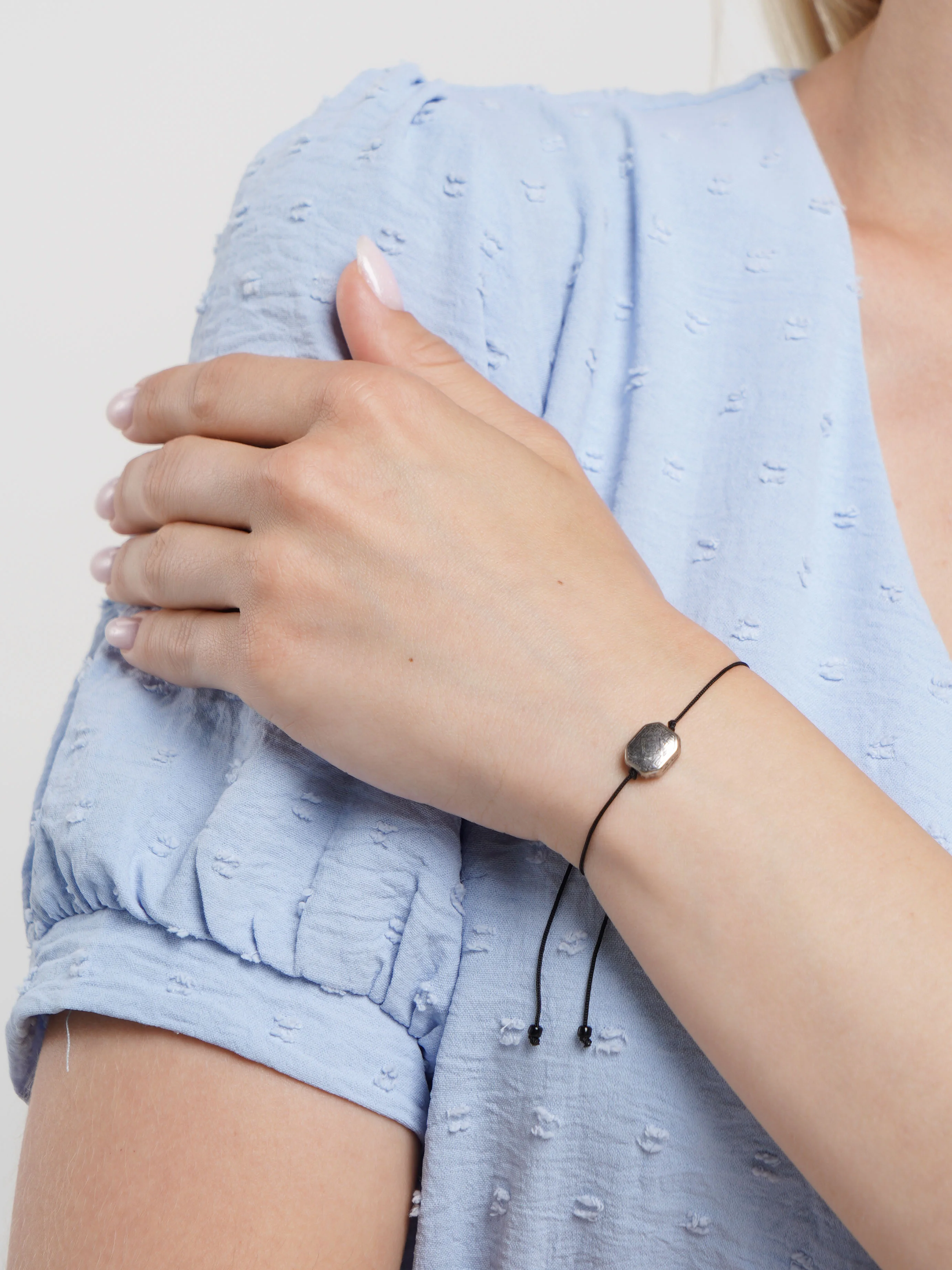 Рыжий браслет женский  "Simple bracelete" браслет-нить минимализм