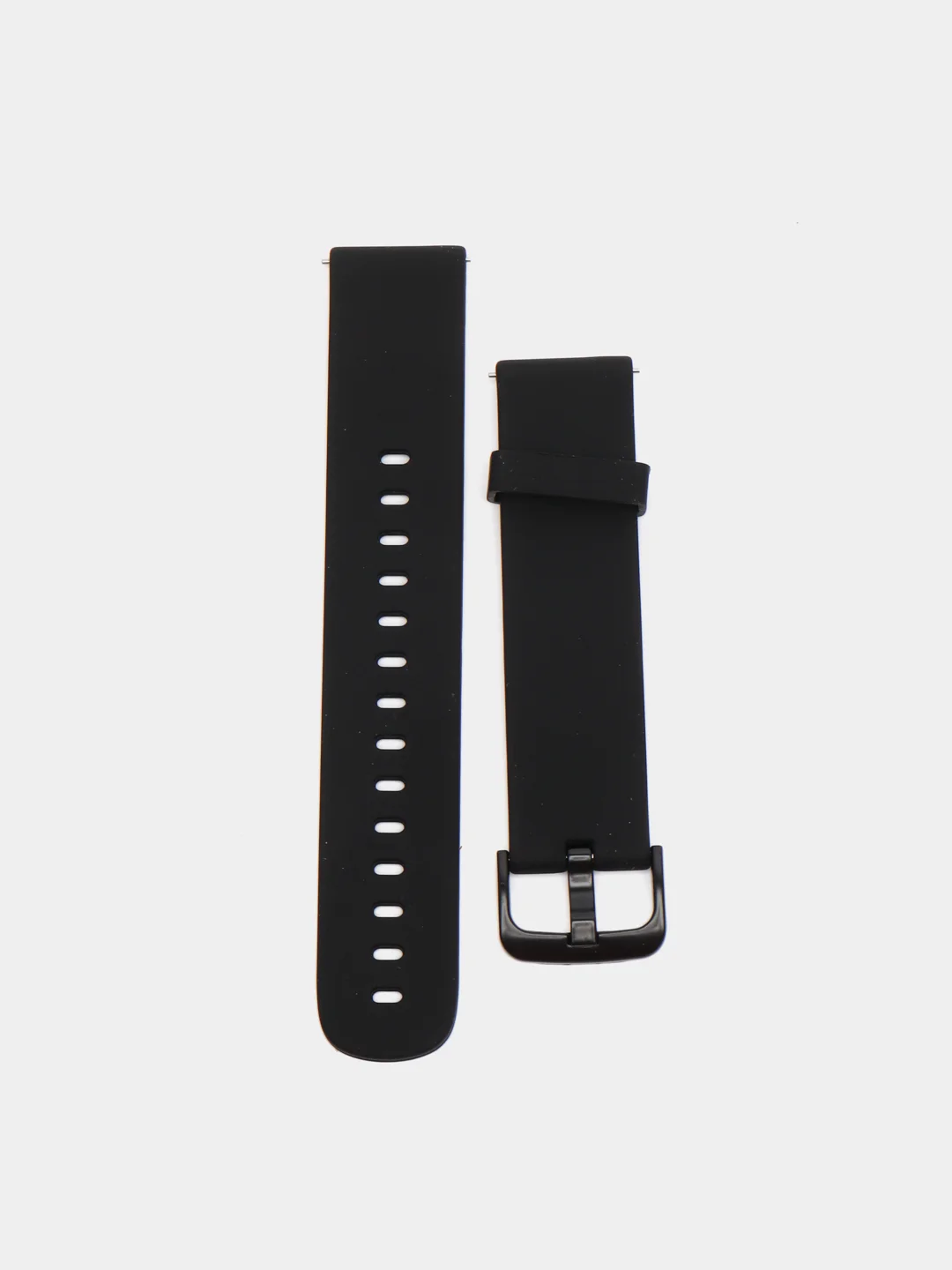 Черный силиконовый ремешок для Xiaomi Amazfit Bip / GTR 42 мм / GTS / Samsung Gear S2 / 20 мм