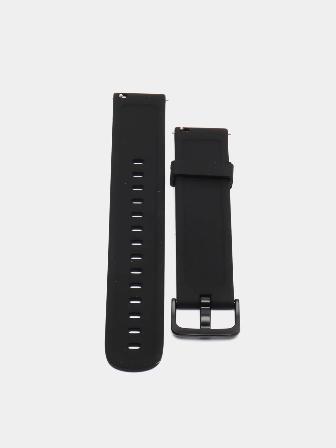 Черный силиконовый ремешок для Xiaomi Amazfit Bip / GTR 42 мм / GTS / Samsung Gear S2 / 20 мм