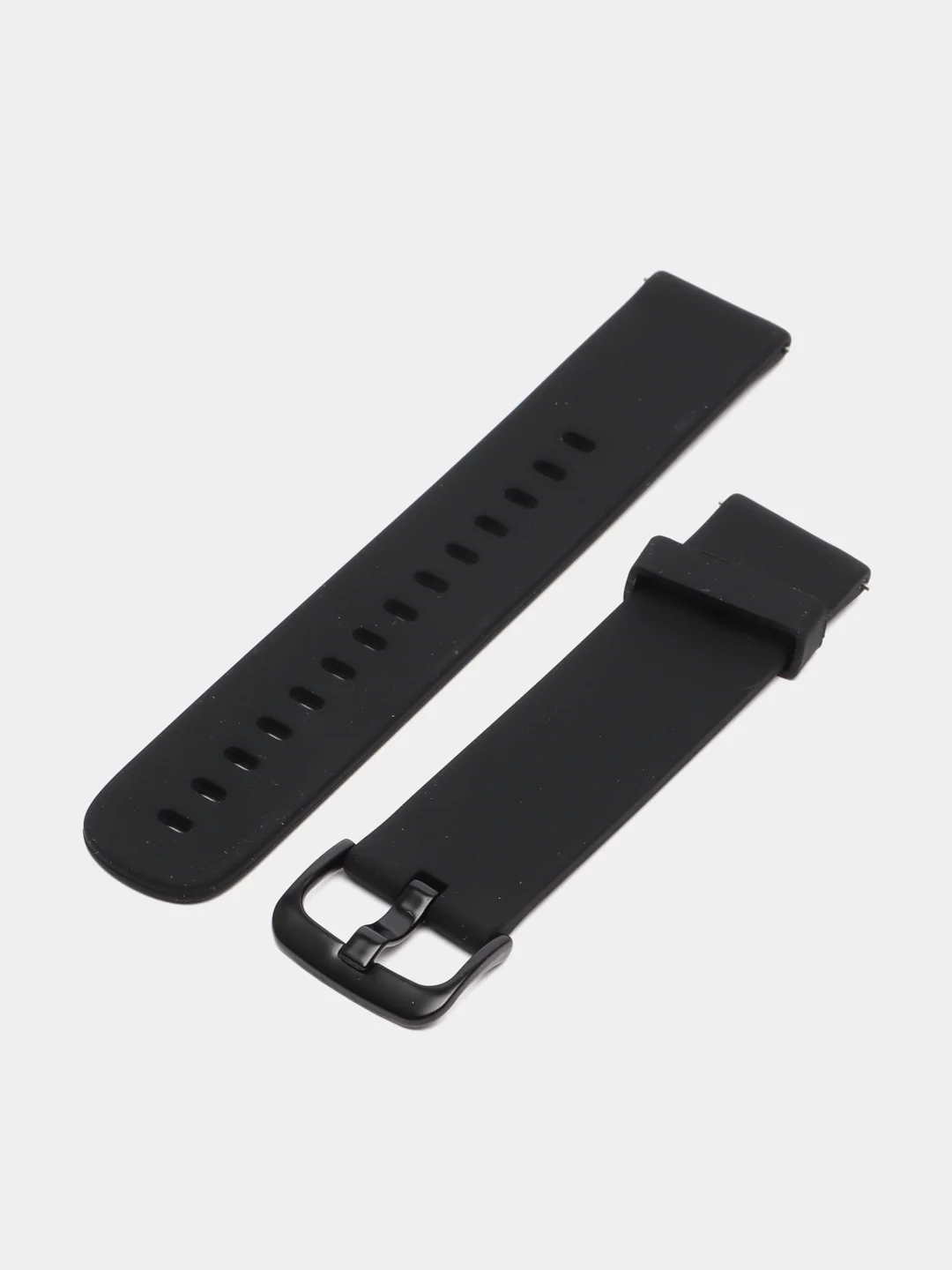 Черный силиконовый ремешок для Xiaomi Amazfit Bip / GTR 42 мм / GTS / Samsung Gear S2 / 20 мм