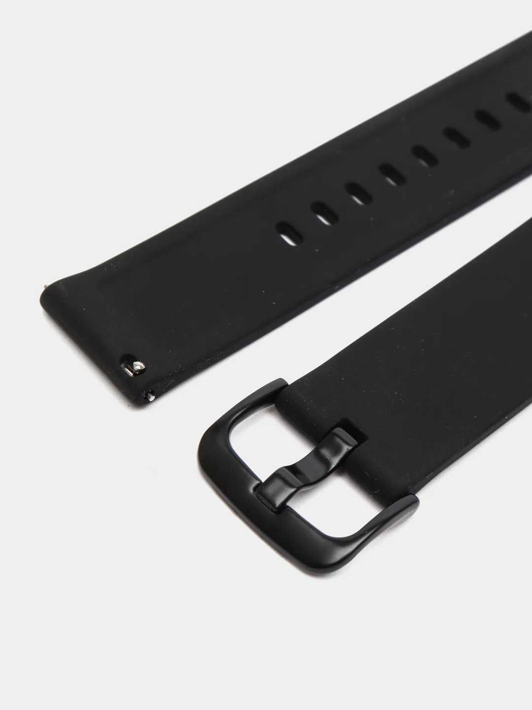 Черный силиконовый ремешок для Xiaomi Amazfit Bip / GTR 42 мм / GTS / Samsung Gear S2 / 20 мм