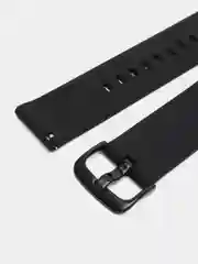 Черный силиконовый ремешок для Xiaomi Amazfit Bip / GTR 42 мм / GTS / Samsung Gear S2 / 20 мм