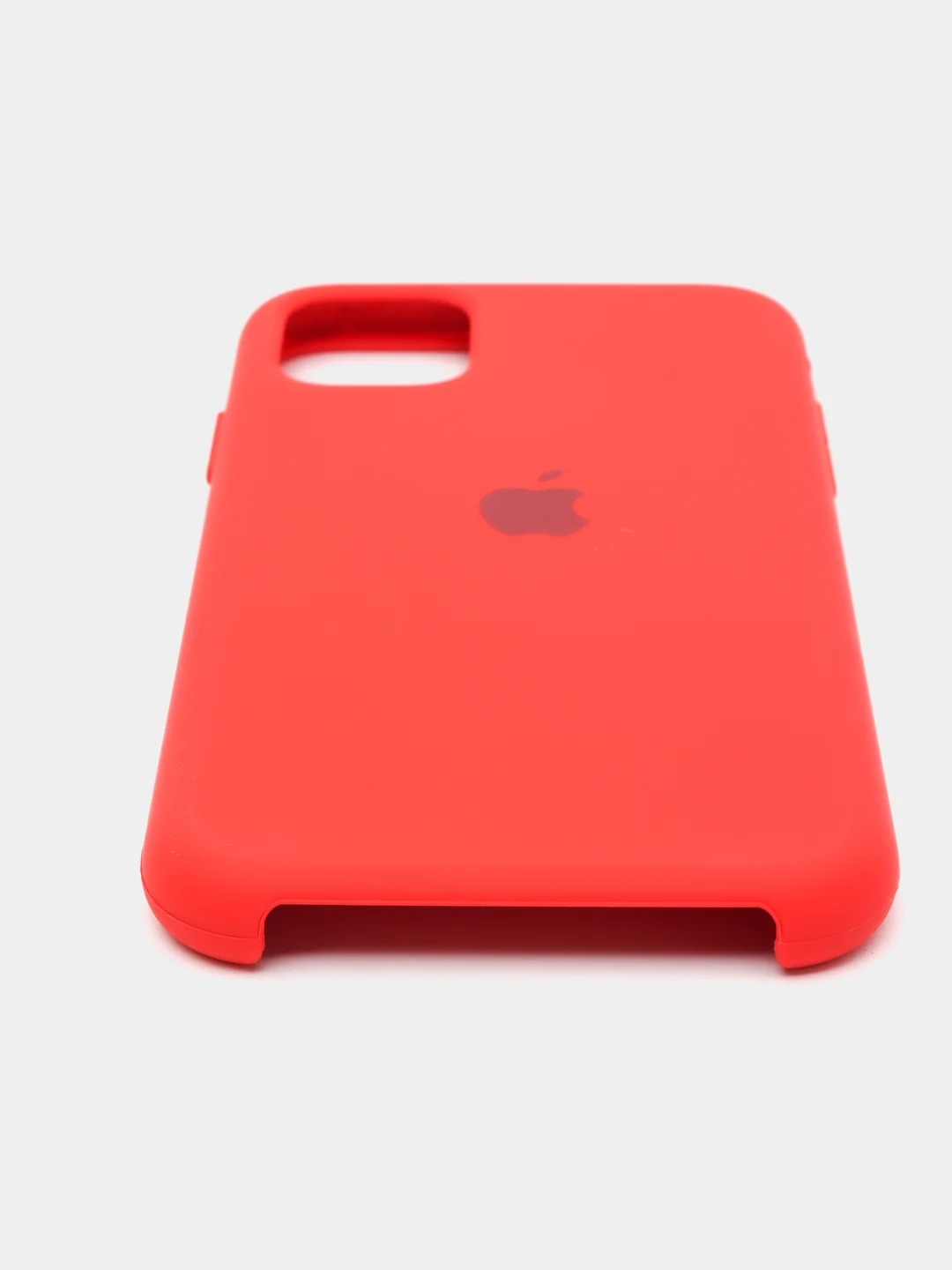 Красный чехол Silicone Case для Apple iPhone 11 силиконовый противоударный для айфона Soft Touch