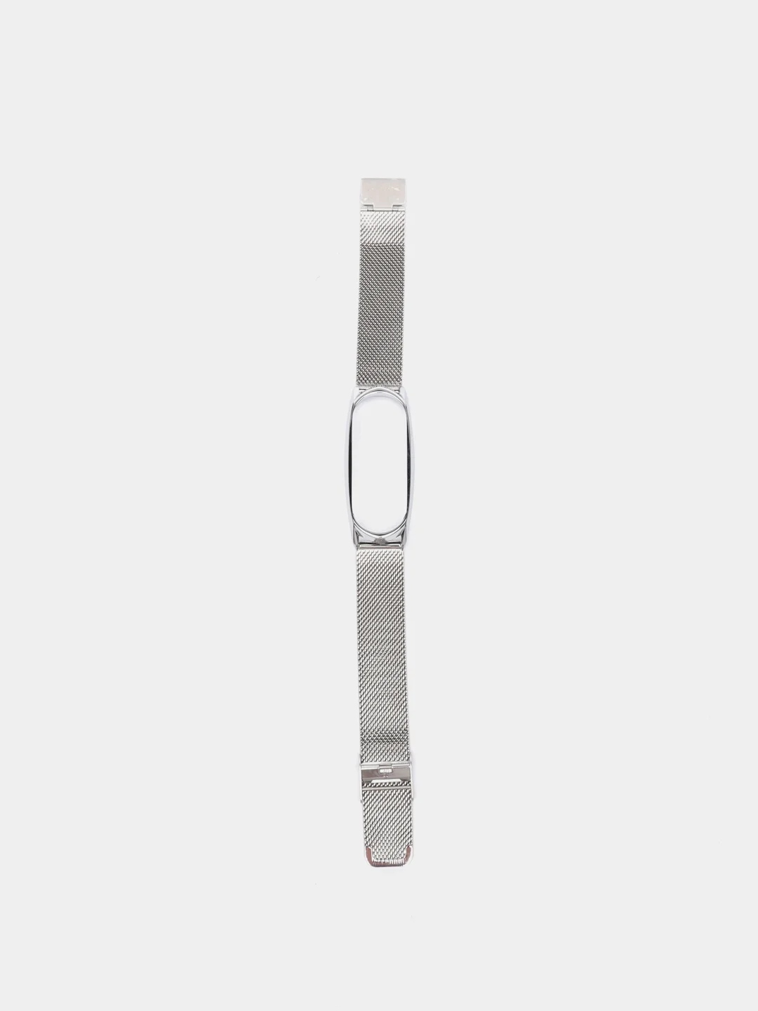 Серебряный металлический ремешок для Xiaomi Mi Band 3, 4, 5, 6