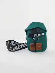 Зеленый рюкзак для девочек/Сумка детская/Кросс Боди/на Плечо/Мини/Маленькая сумка