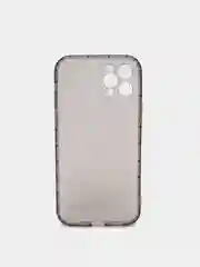 Чехол-накладка на iPhone 12 Pro, прозрачный, затемнённый, силиконовый