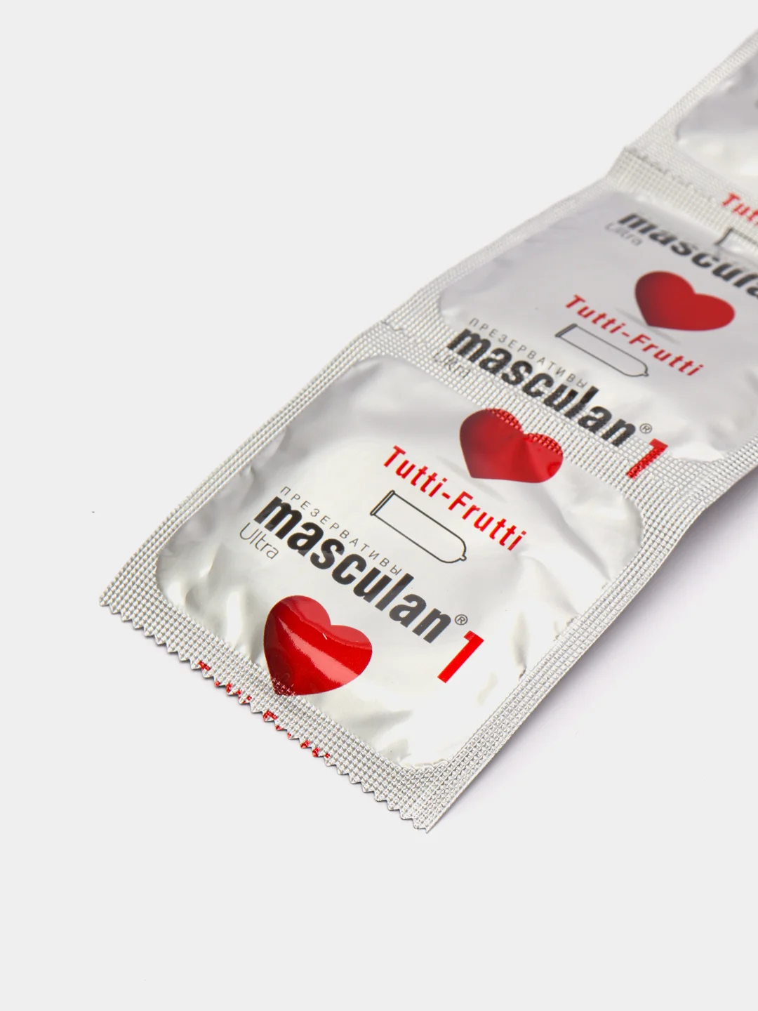 Презервативы Masculan 1 Ultra с ароматом тутти-фрутти, 3 штуки