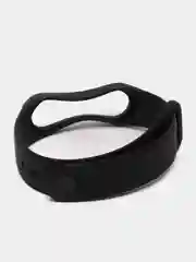 Черный ремешок для фитнес-браслета Xiaomi Mi Band 3/Mi Band 4 и Mi Band 5/Mi Band 6, силиконовый
