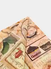 Бежевый скатерть для пикника, одноразовая