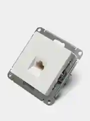 Белый розетка компьютерная Schneider Electric AtlasDesign RJ45, механизм, белый, ATN000183