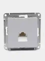 Белый розетка компьютерная Schneider Electric AtlasDesign RJ45, механизм, белый, ATN000183