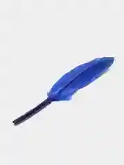 Перья декоративные прямые, 10-15 см, 24 шт, двухцветные