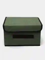 Зелёный хаки коробка для хранения вещей, белья, кофр, органайзер, контейнер, ящик