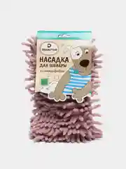 Насадка для швабры DeNASTIA из микрофибры 40х10см, цвет розовый