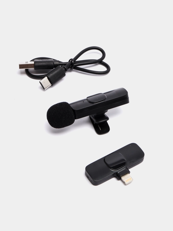 Микрофон петличный Wireless Microphone K9, Lightning