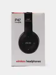 Черный беспроводные Bluetooth-наушники P47 Wireless