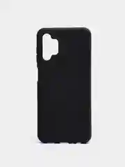Черный чехол Samsung A13 4G с бархатом внутри