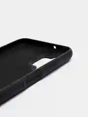 Черный чехол Samsung A13 4G с бархатом внутри