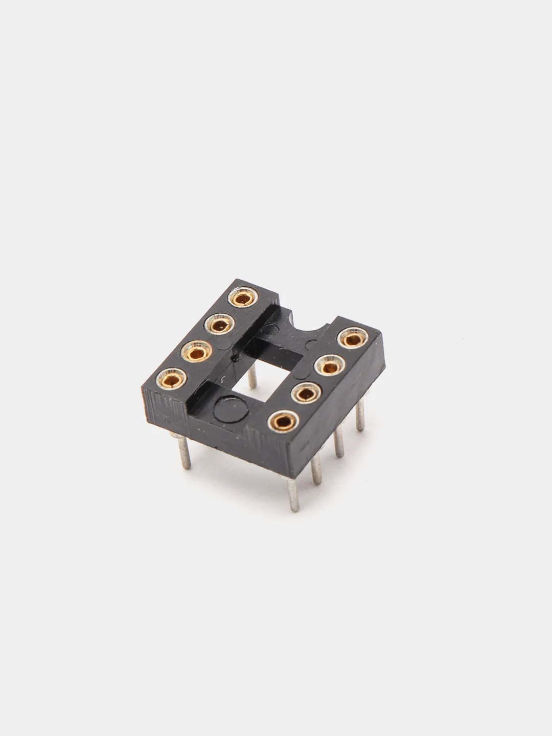 10 штук Панелька для микросхемы цанговая SCSM-08 TRS-08 DIP-8 DIP8 8 контактов