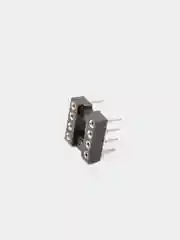 10 штук Панелька для микросхемы цанговая SCSM-08 TRS-08 DIP-8 DIP8 8 контактов