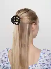 Черный краб для волос