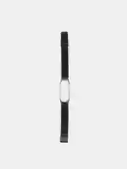Синий ремешок для Xiaomi Mi band 3, 4, 5, 6, металлический стальной фитнес браслет