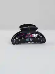 Черный краб-заколка для волос