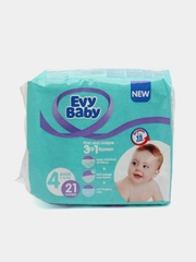 Подгузники Evy Baby Стандарт Макси, 21 штука, 7-18 кг