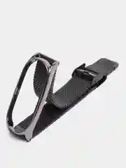 Черный металлический ремешок для Xiaomi Mi band 3, 4, 5, 6