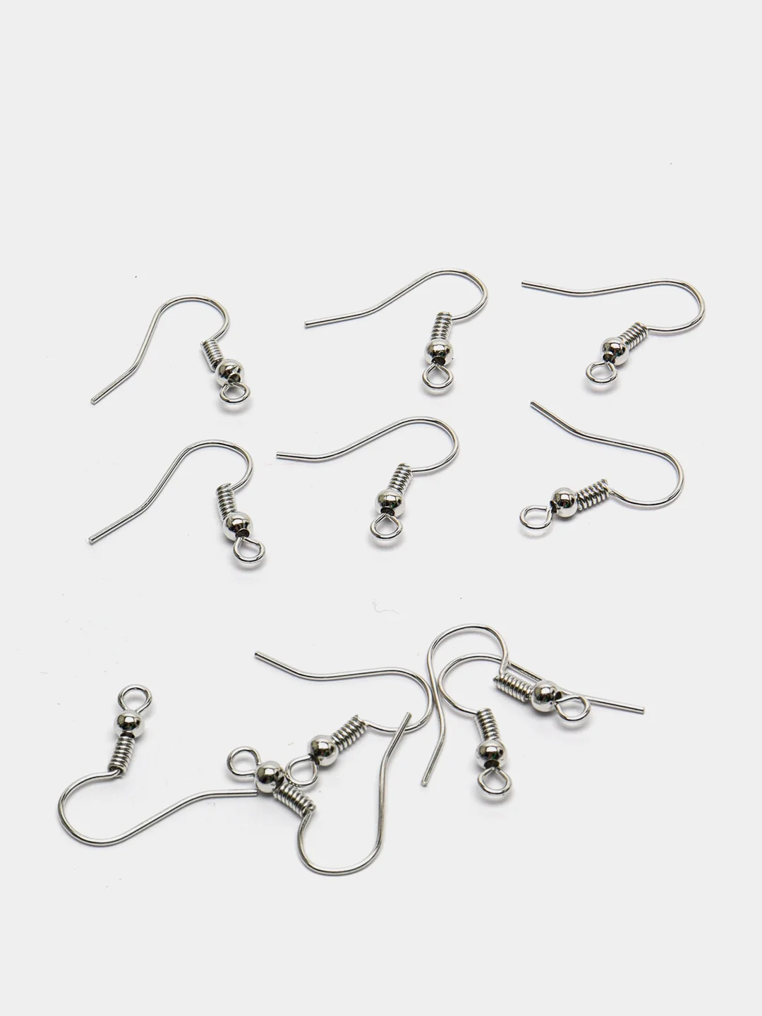 Серебряный швензы-крючки, основы для серёжек (4, 10, 20, 50 штук)