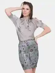 Серый юбка Angela Ricci