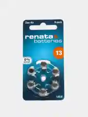 Батарейки для слуховых аппаратов Renata ZA13 (A13, PR48, AC13, DA13)