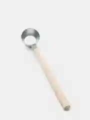 Ковш оцинкованный для бани, деревянная ручка, 0,5 л