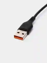 Черный кабель Denmen D01 microUSB, Type-C, Lightning быстрая зарядка, 1 м