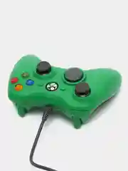 Зеленый геймпад для XBox 360, проводной