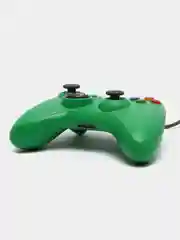 Зеленый геймпад для XBox 360, проводной