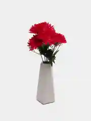 Тёмно-розовый искусственные цветы хризантемы, букет.