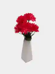 Тёмно-розовый искусственные цветы хризантемы, букет.