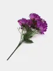 Алый искусственные цветы хризантемы, букет.