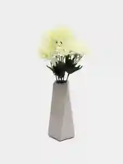 Белый искусственные цветы хризантемы, букет.