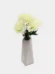 Белый искусственные цветы хризантемы, букет.